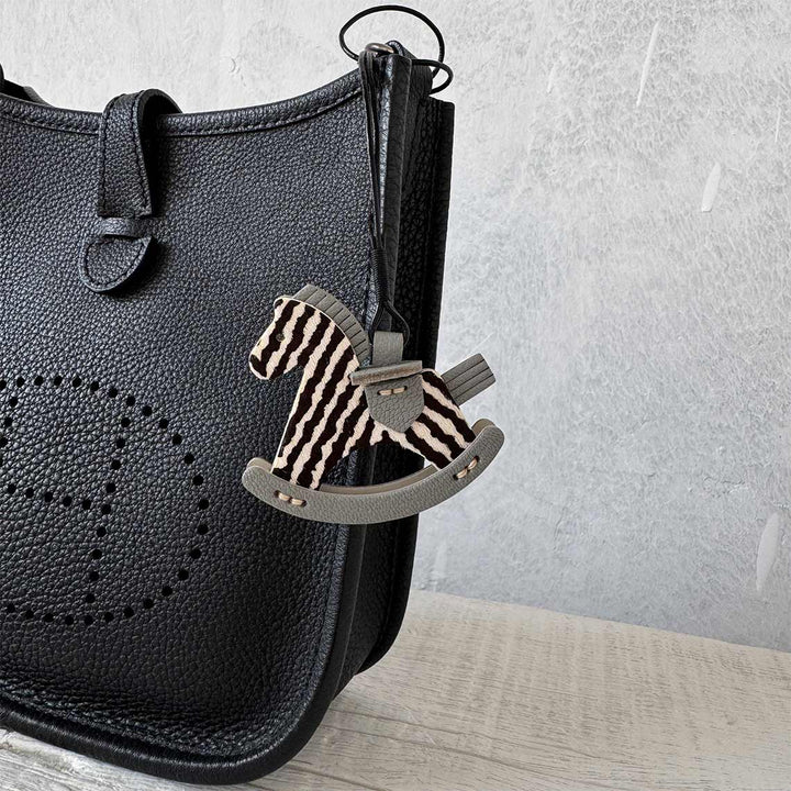 Leather Fur Horse Charm