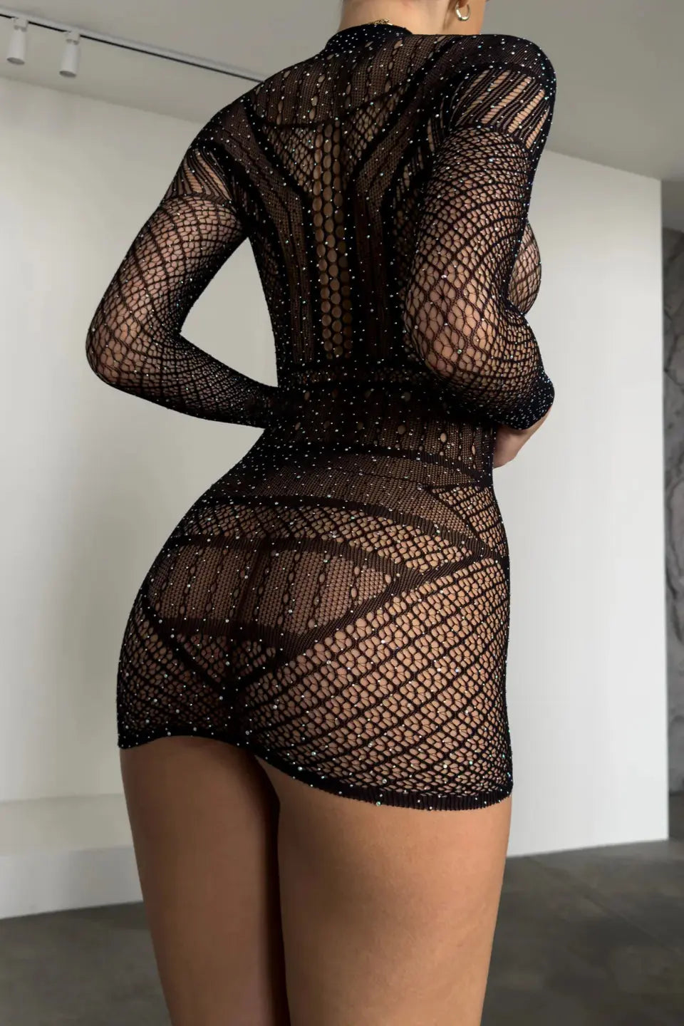 Celestia – Mesh Mini Dress – Every Eye in the Room