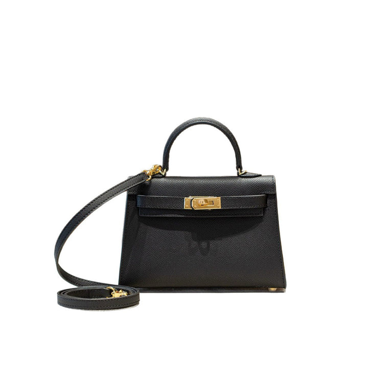 Top Grain Leather Inspired Mini Kelli 19 Handbag