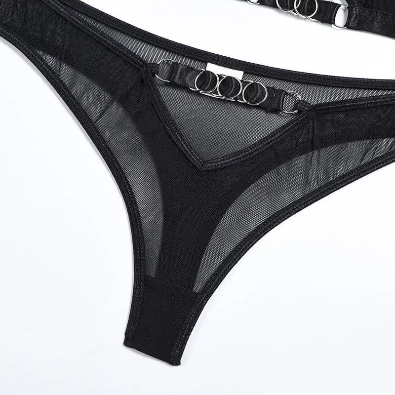 Melina – Black 2-Piece Lingerie Set – Less Is Always More