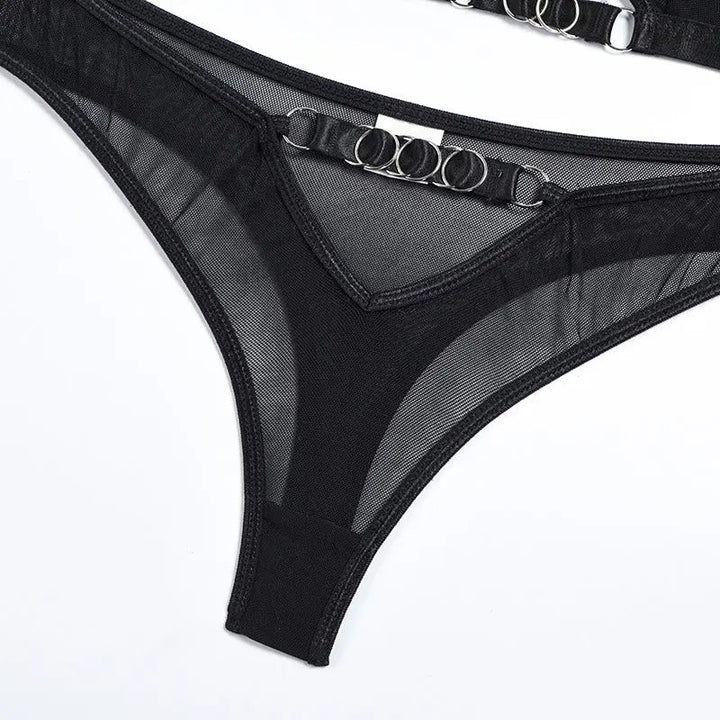 Melina – Black 2-Piece Lingerie Set – Less Is Always More