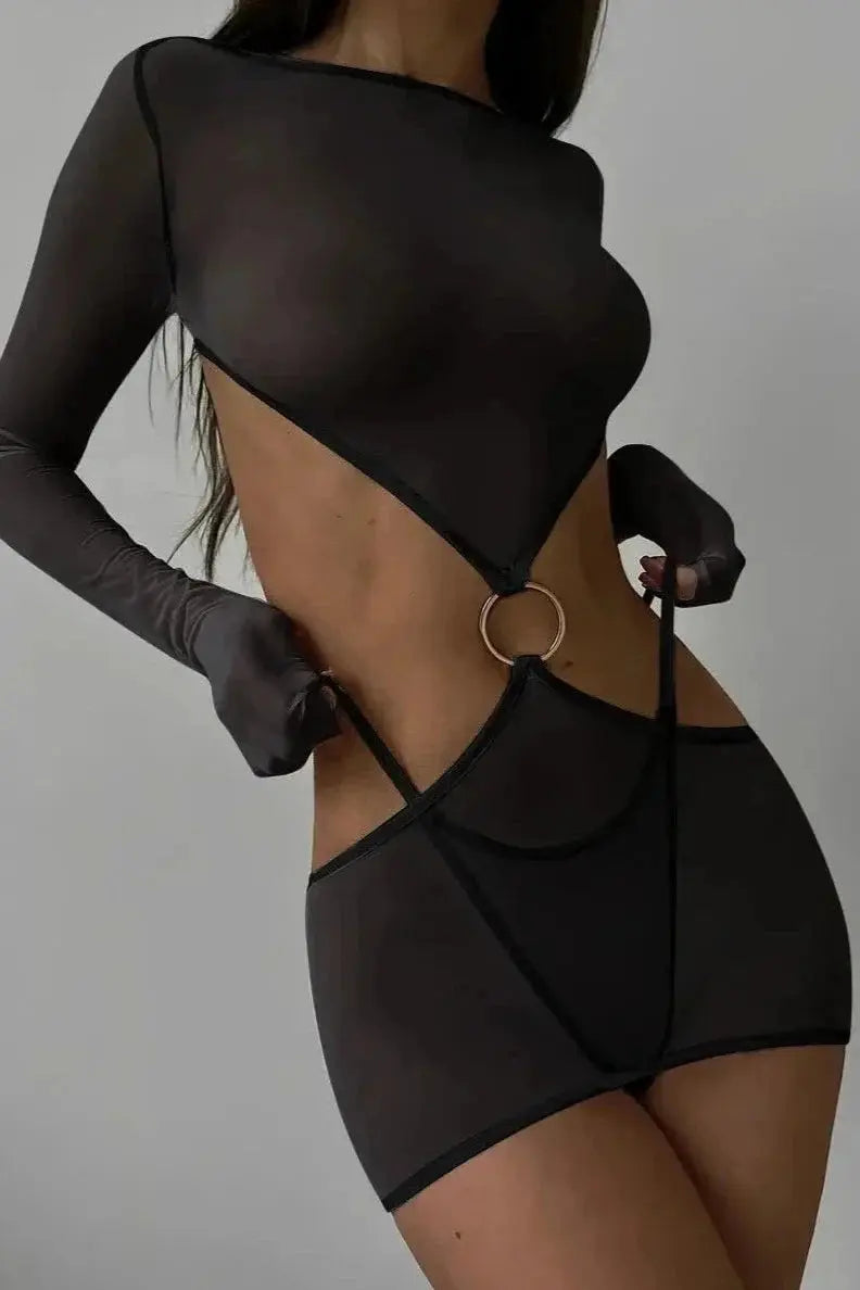 Rayna – Sheer Cutout Lingerie – When the Night Gets Bold