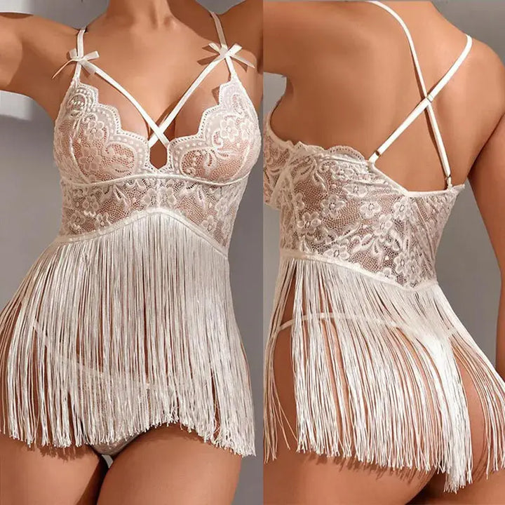 Talia – Lace Tassel Lingerie Set – The Detail That Does the Talking