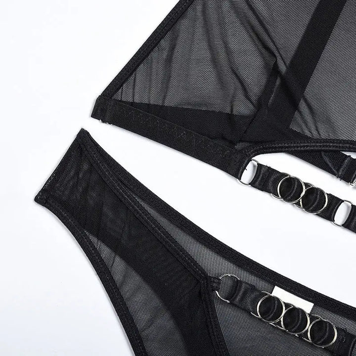 Melina – Black 2-Piece Lingerie Set – Less Is Always More