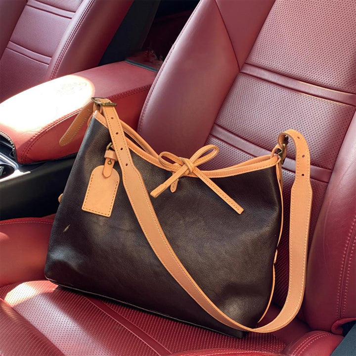 Leather Inspired Carry Shoulder Bag
