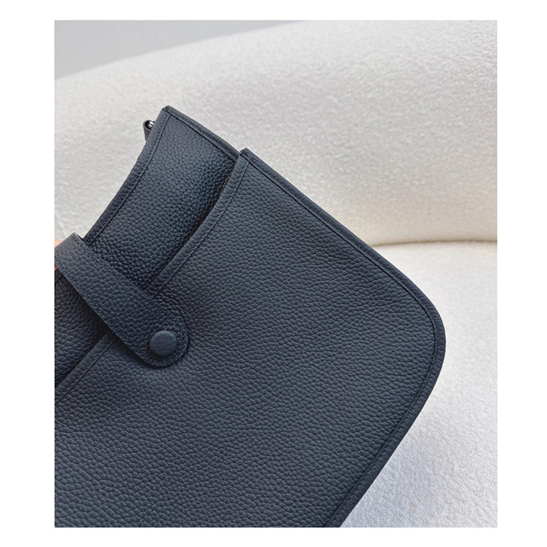 Top Grain Leather Inspired Evelyne Crossbody Bag