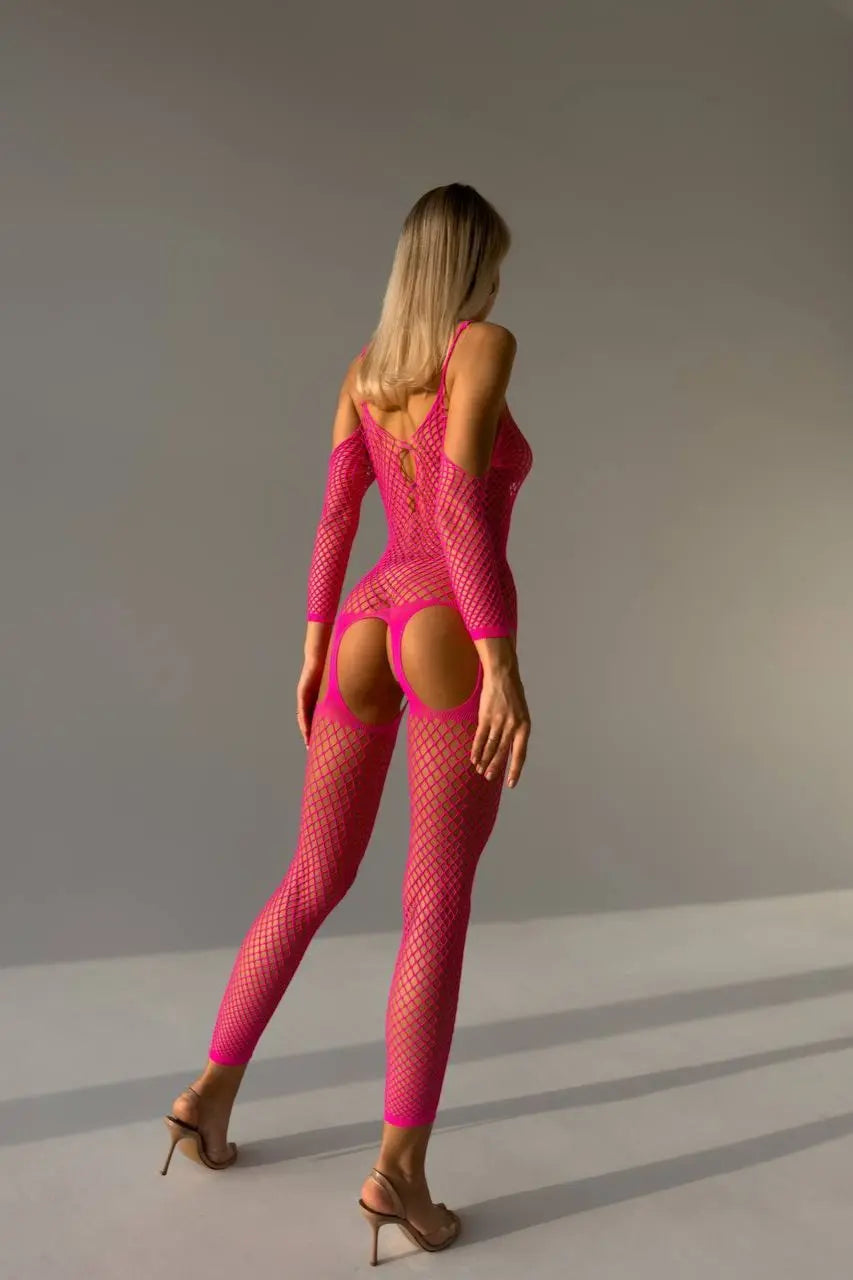 Bella – Pink Bodystocking – When the Night Gets Bold