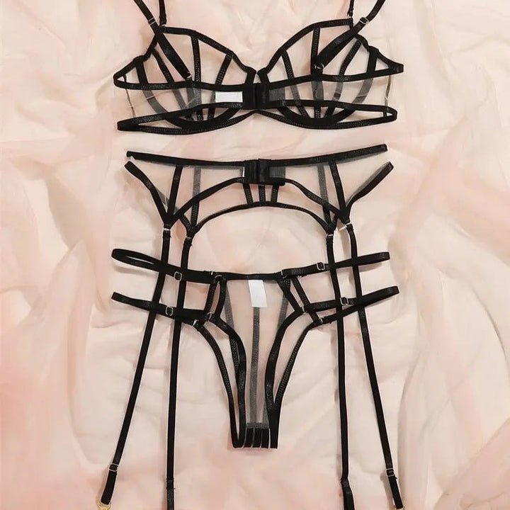 Meilani – 3-Piece Lingerie Set – Made to Be Unwrapped