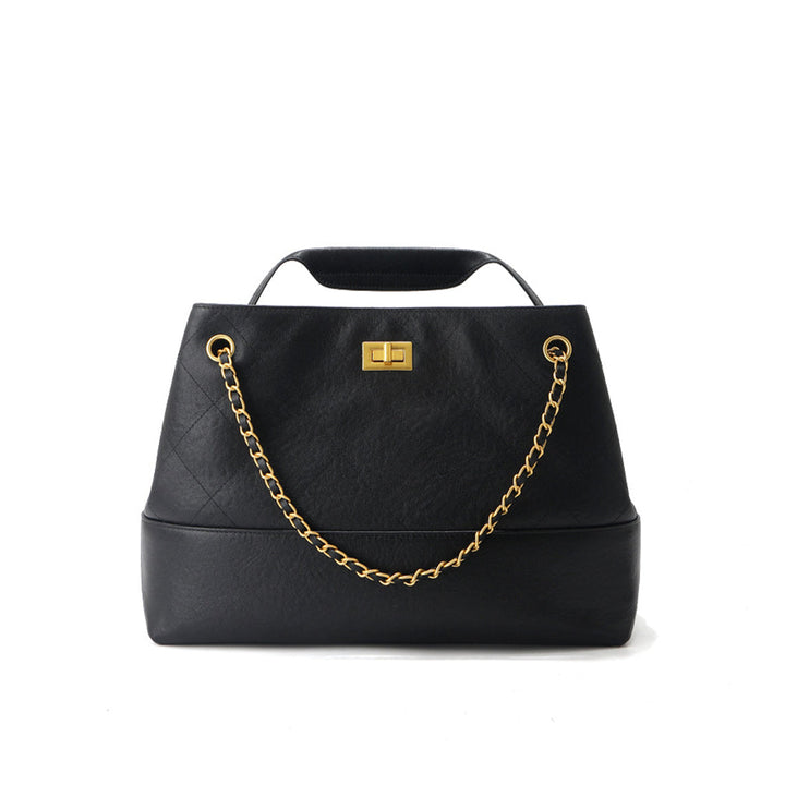 Suede Leather Quilted Suede Shoulder Bag