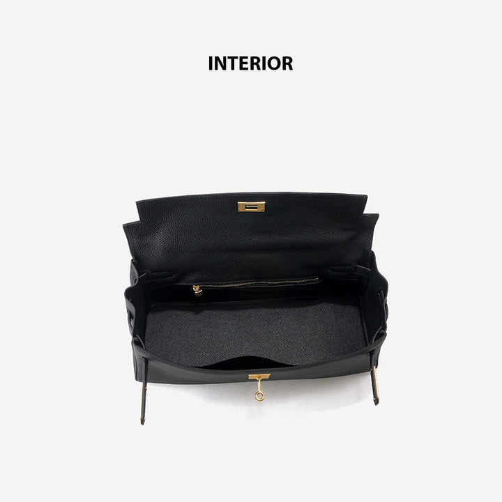 Top Grain Leather Inspired Kelli Shoulder Bag