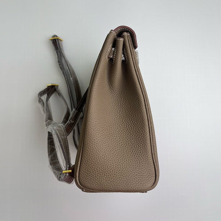 Top Grain Leather Inspired Kelly Backpack